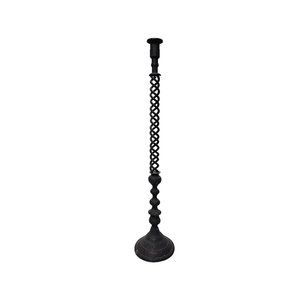 Barley twist iron tall candelabra